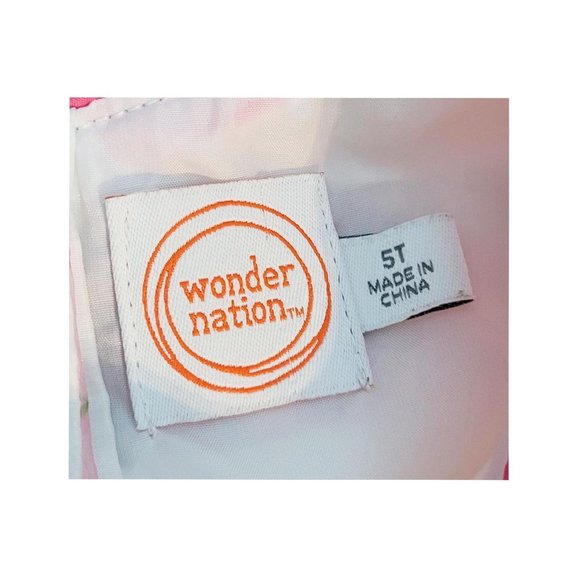 Wonder Nation Pink Floral Dress Size 5T - Picture 6 of 11